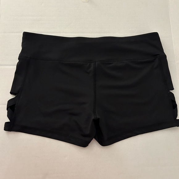 Material Girl Pants - Material Girl Active Black Jr. shorts size large.